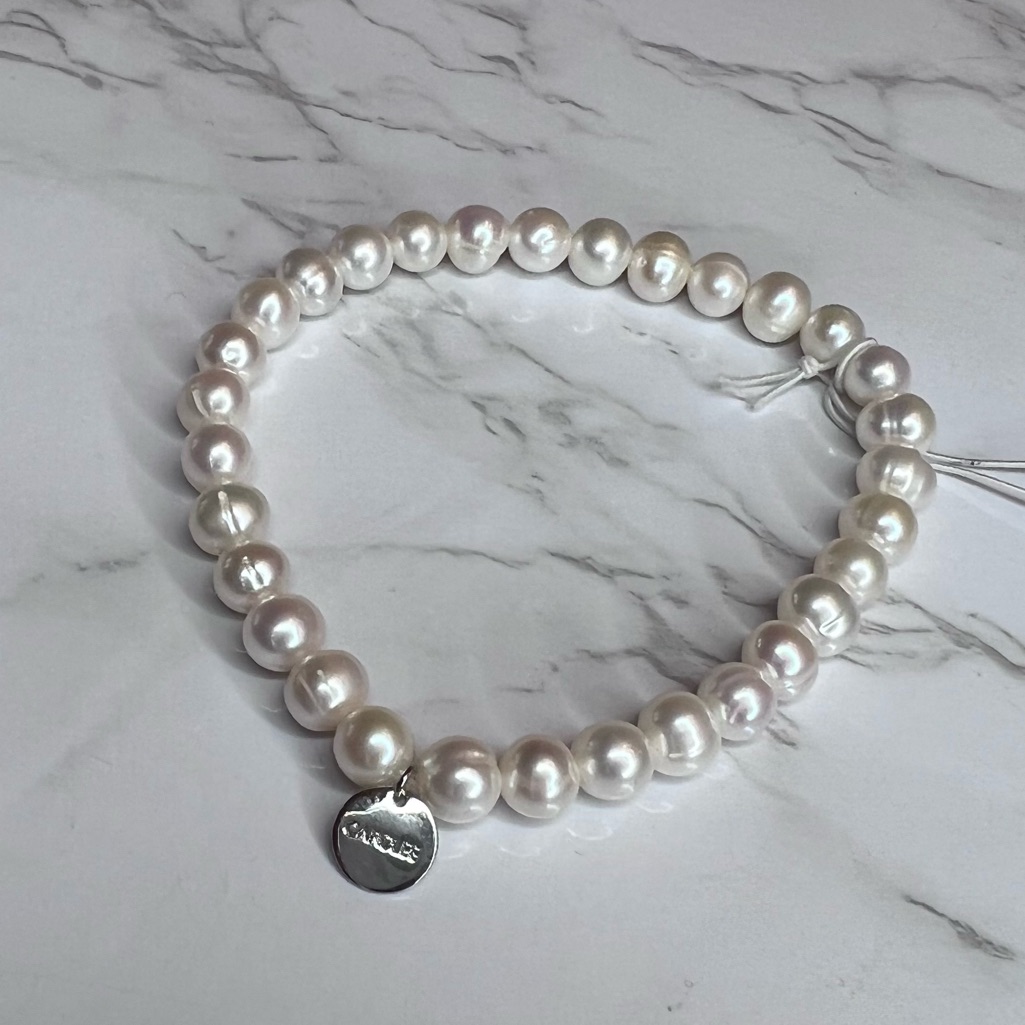 Carolee Pearl 6mm Cultured Pearl Bracelet Nwt Genuine Brand New
